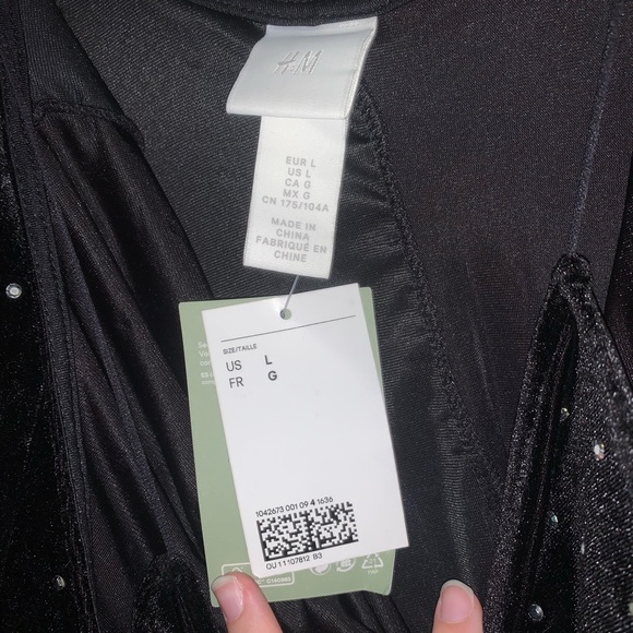 Black Rhinestone Dress - Picture 2 of 2